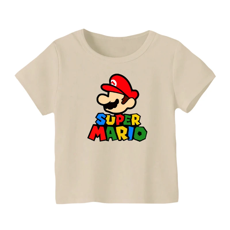 تی شرت آستین کوتاه بچگانه مدل سوپر ماریو