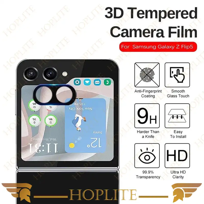 محافظ لنز دوربین هاپلایت مدل 3D-HL مناسب برای گوشی موبایل سامسونگ Galaxy Z Flip 5