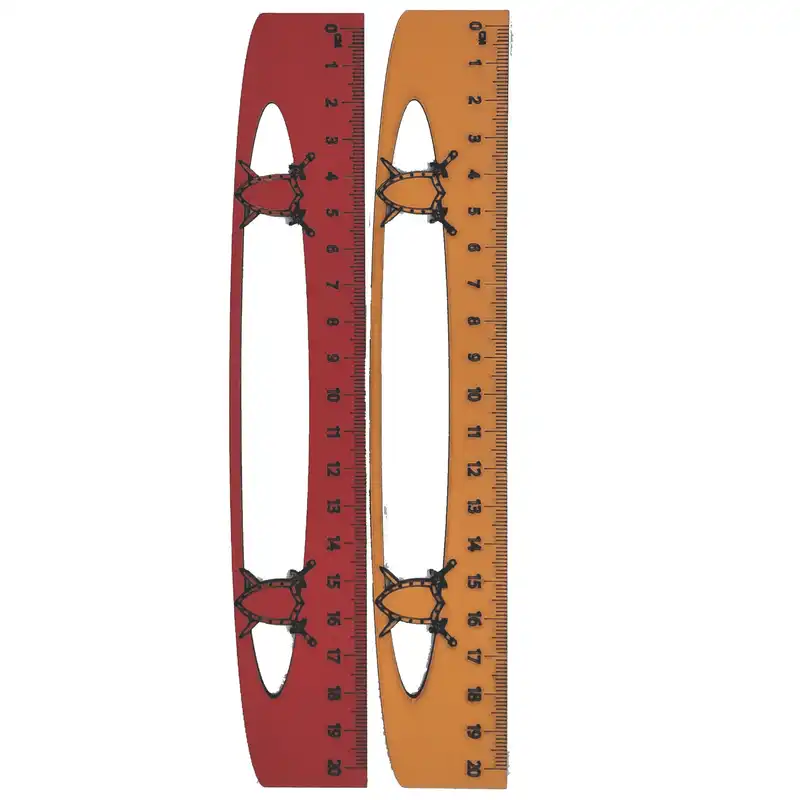 خط کش ۲۰ سانتی متری مدل نینجا کد۰۰۰۵۶ بسته ۵۰ عددی