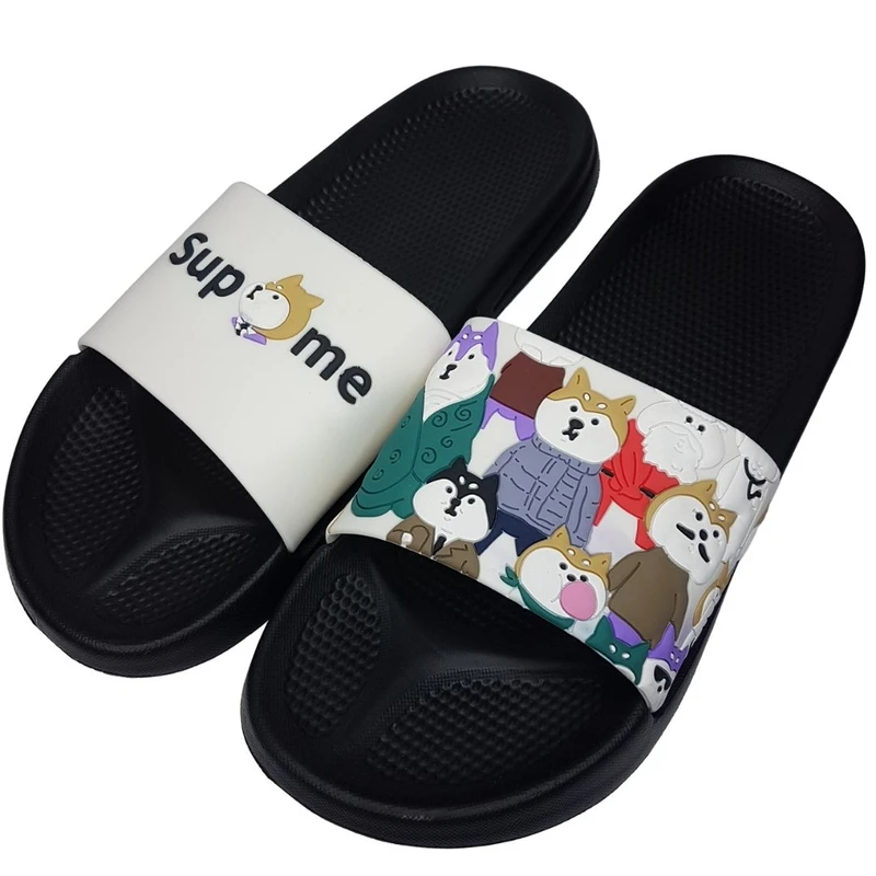 دمپایی مردانه مدل گرگ طرح SUPME کد MH261 WTE