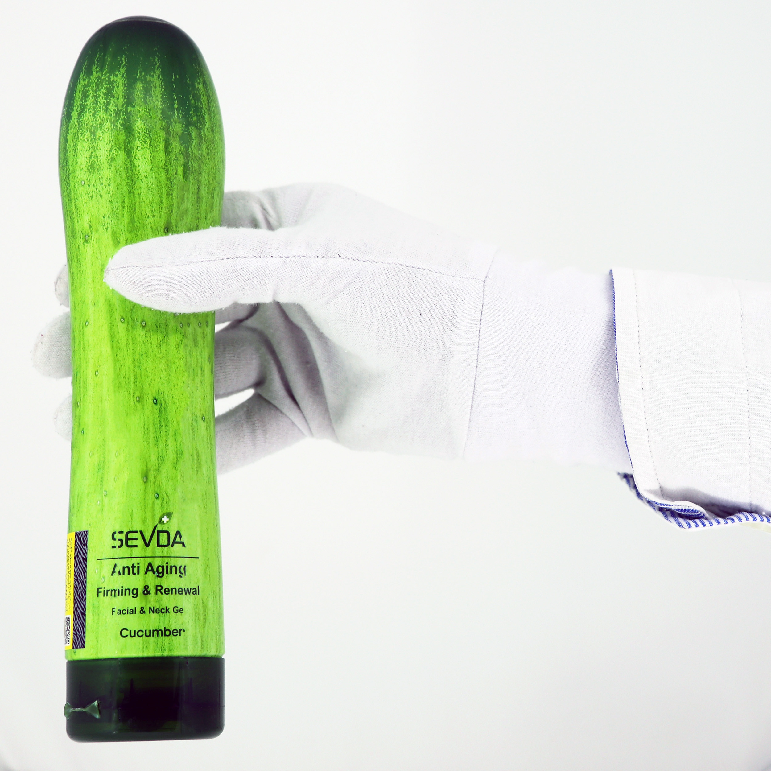 ژل ضد چروک سودا مدل Aloevera و Cucumber حجم 250 میلی لیتر