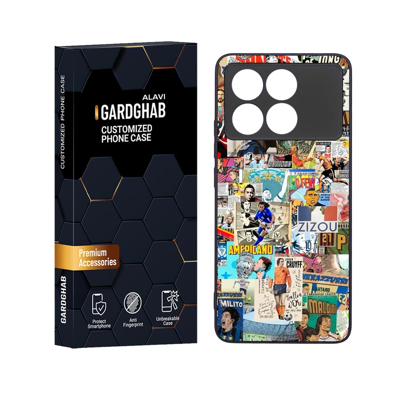 کاور گارد قاب علوی مدل دور ژله ای مناسب برای گوشی موبایل شیائومی Poco X6 Pro