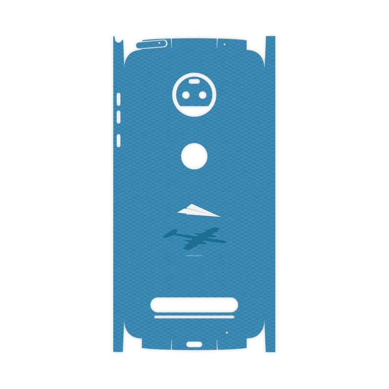 برچسب پوششی ماهوت مدل Minimal Paper Airplane-FullSkin مناسب برای گوشی موبایل موتورولا Moto Z2 Force