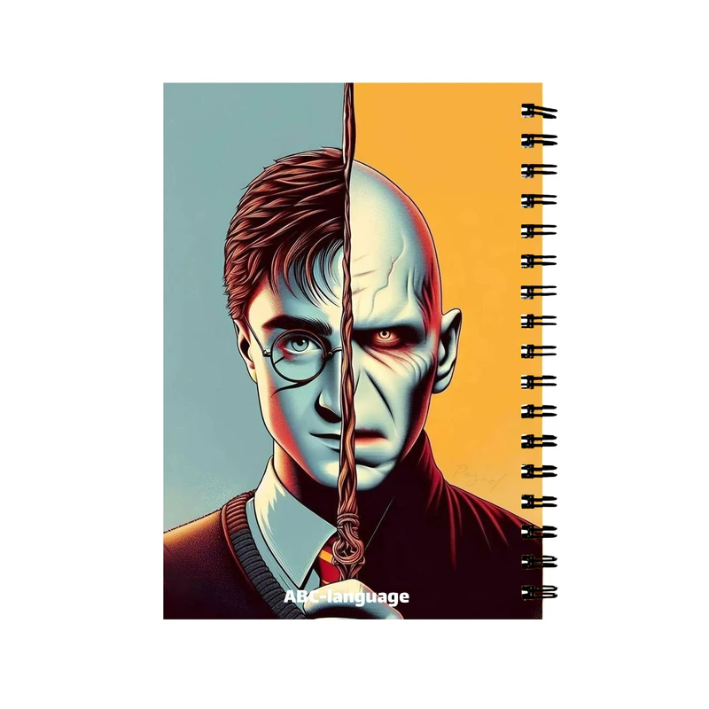 دفتر زبان 60 برگ مدل هری پاتر کد 657