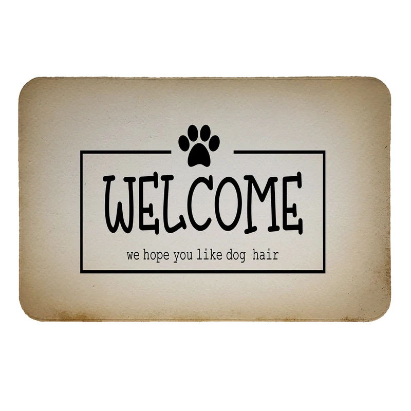 پادری طرح welcome کد 9533 سایز 110x80سانتی متر 