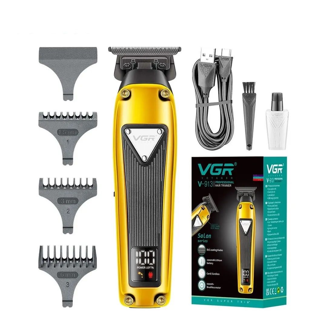 ماشین اصلاح موی سر و صورت وی جی ار مدل V-913 -  - 12