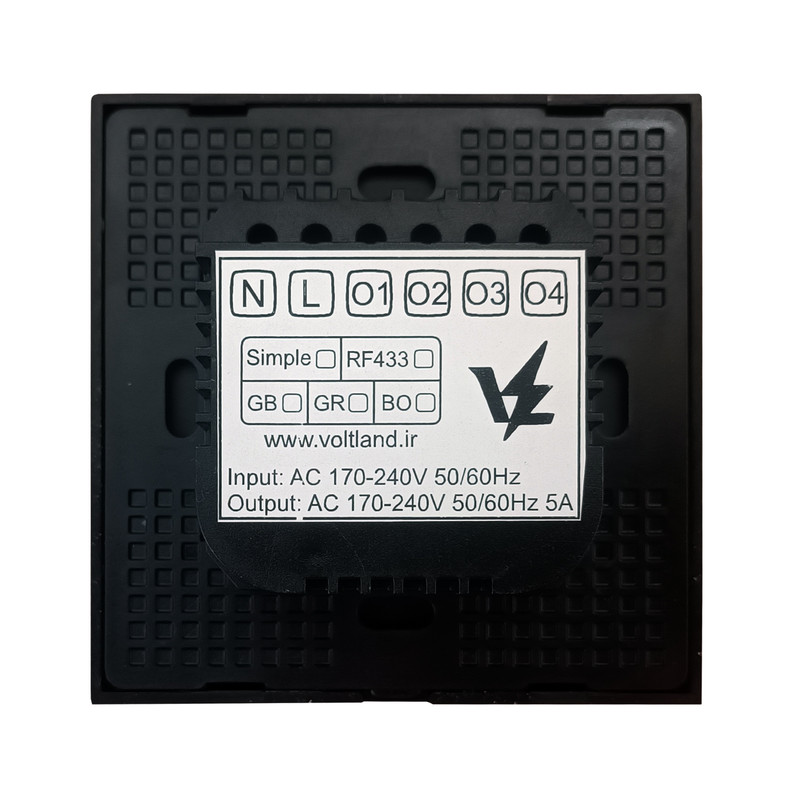 کلید لمسی چهار پل مدل VL-RF433