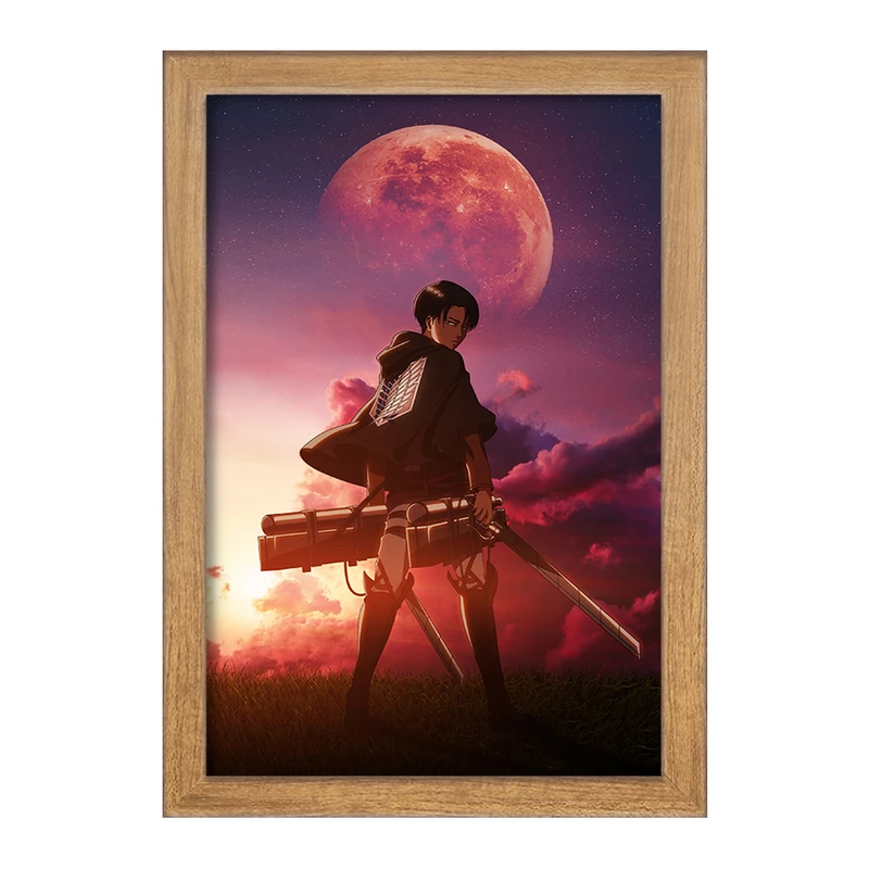 تابلو خندالو مدل انیمه اتک آن تایتان کد F817