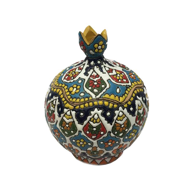 شکلات خوری میناکاری طرح پازلی اناری