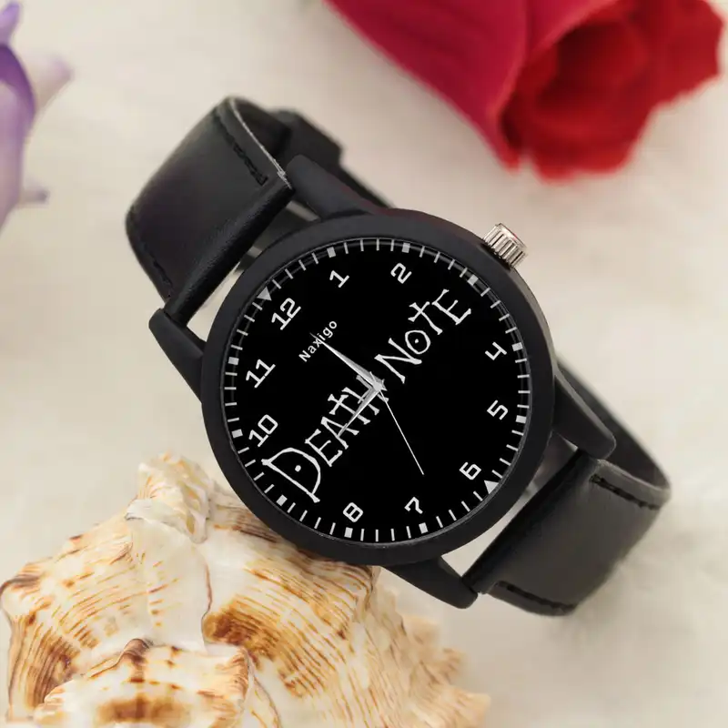 ساعت مچی عقربه ای ناکسیگو مدل انیمه Death Note کد LF6791