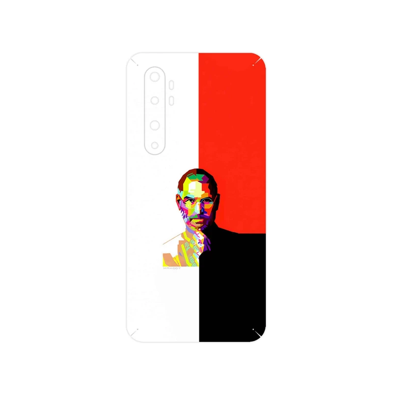 برچسب پوششی ماهوت مدل Collage of Steve Jobs 1 مناسب برای گوشی موبایل شیائومی Mi Note 10 Lite