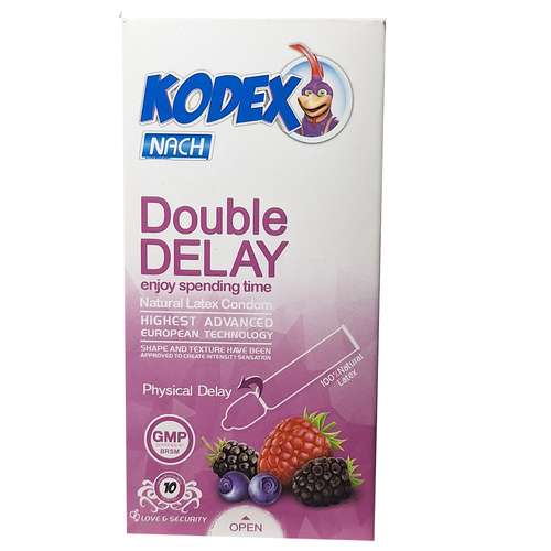 کاندوم ناچ کدکس مدل Double Delay بسته 10 عددی