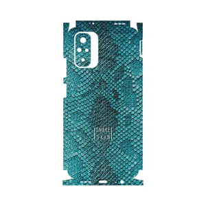 MAHOOT Blue Snake Skin-FullSkin Cover Sticker for Xiaomi Redmi Note 10