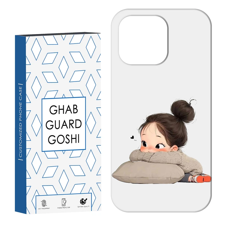 کاور قاب گارد گوشی طرح دختر ملوس کد Dimo-954 مناسب برای گوشی موبایل اپل IPHONE 14 PRO   