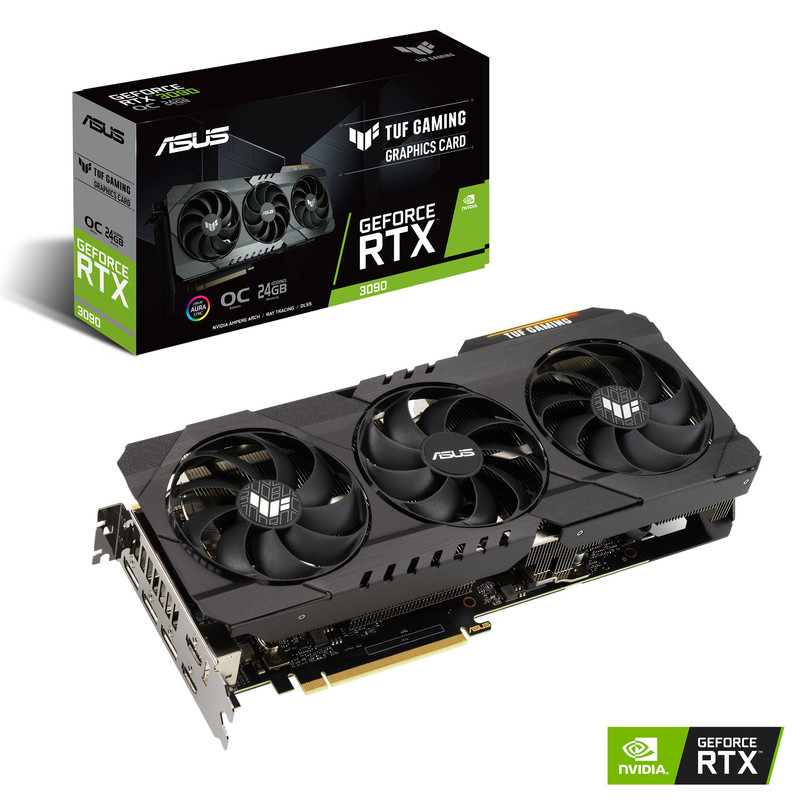کارت گرافیک ایسوس مدل TUF-RTX3090-O24G-GAMING