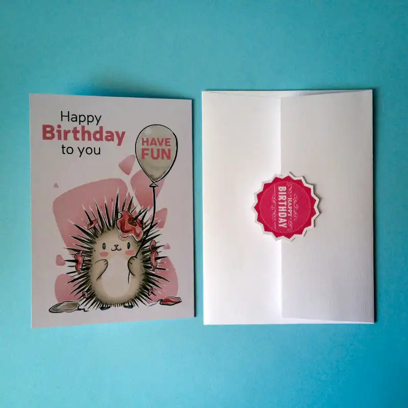 کارت پستال طرح تبریک تولد کد CP15