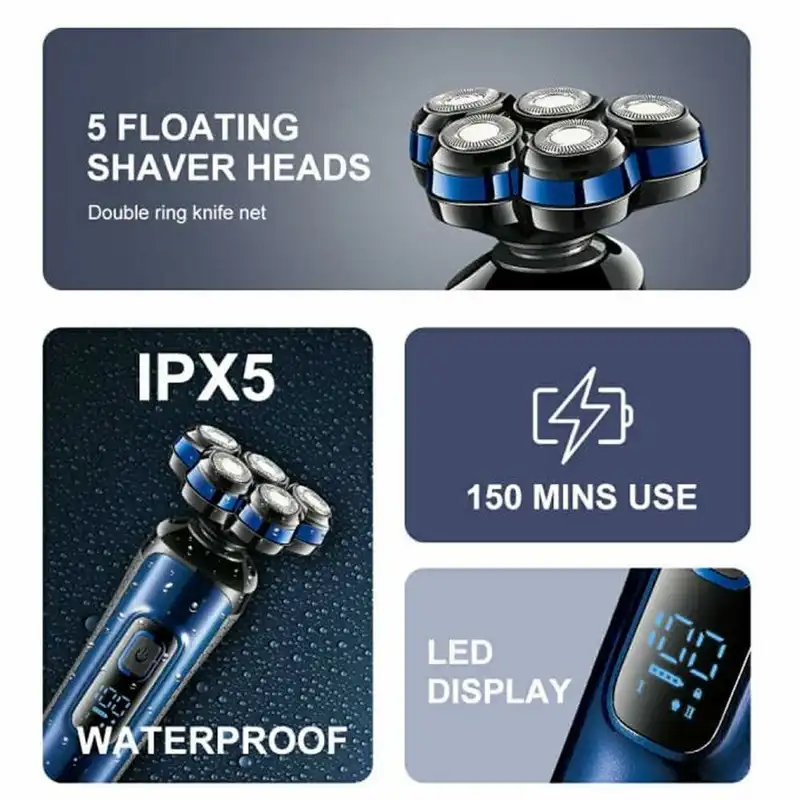 ماشین اصلاح موی صورت شارژی وی جی ار مدل V-386