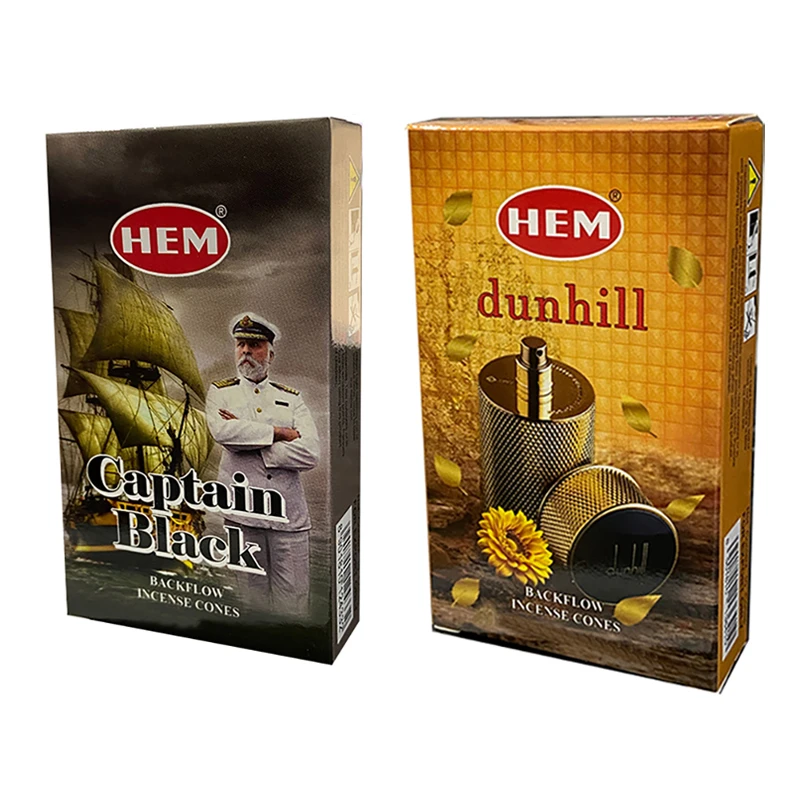 عود هم مدل آبشاری رایحه کاپیتان بلک و دانهیل دو بسته 10 عددی