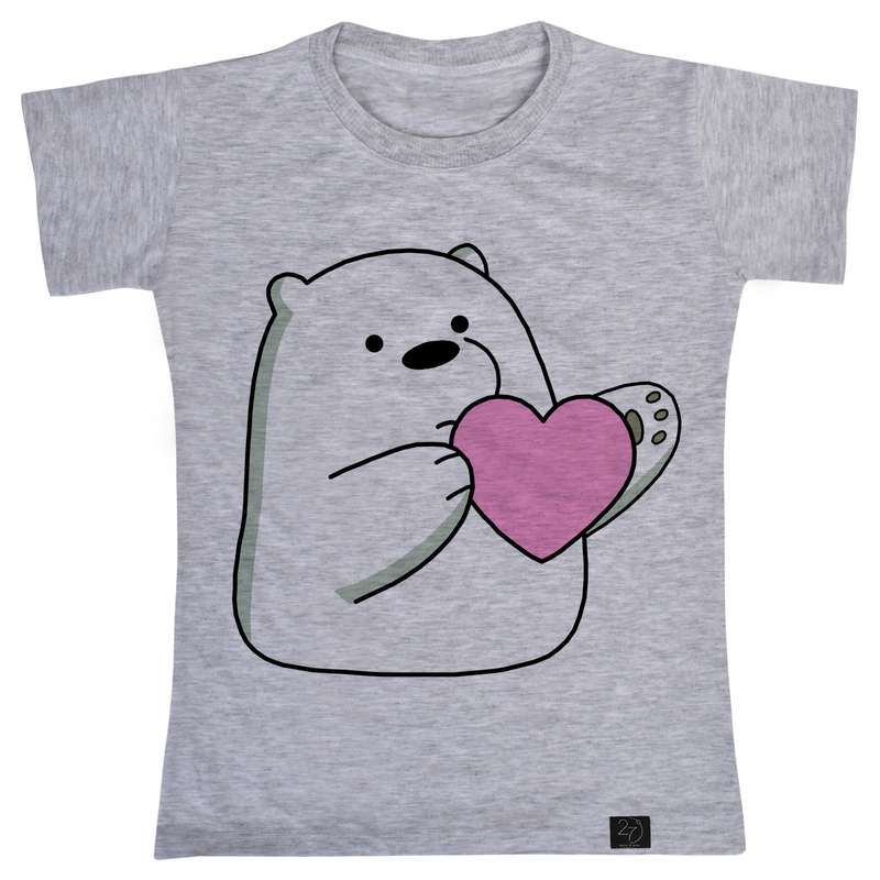 تی شرت آستین کوتاه دخترانه 27 مدل خرس کد W05