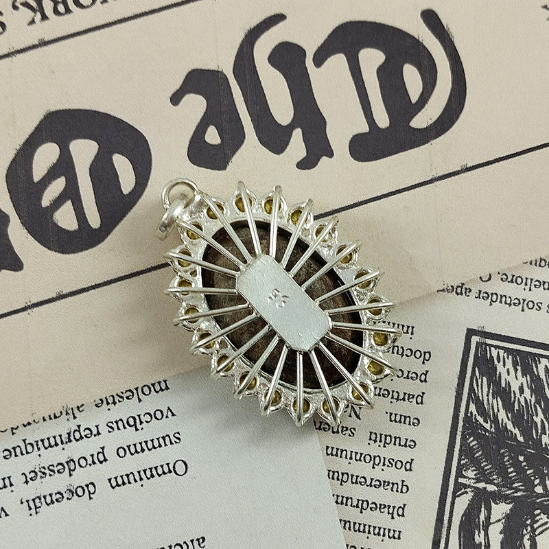 آویز گردنبند نقره زنانه سلین کالا مدل فیروزه نیشابور اصل کد 121