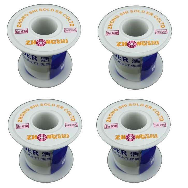 سیم لحیم ژونگ شی مدل اکتیویتی وزن 250 گرم بسته 4 عددی