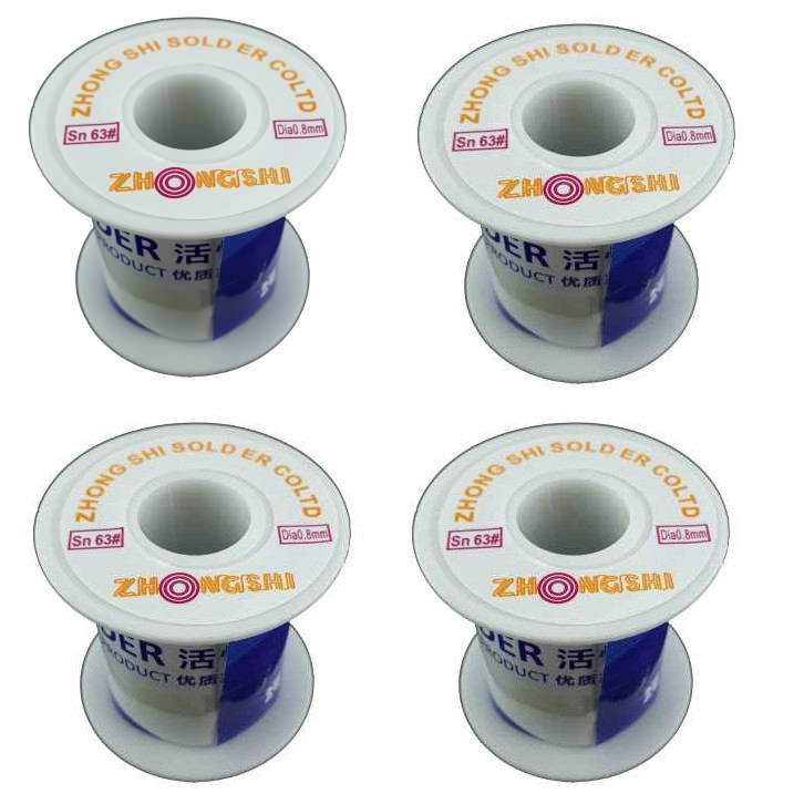 سیم لحیم ژونگ شی مدل اکتیویتی وزن 250 گرم بسته 4 عددی