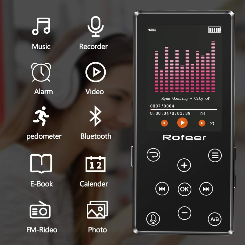 پخش کننده موسیقی روفر مدل M3-MP3-BK-DE