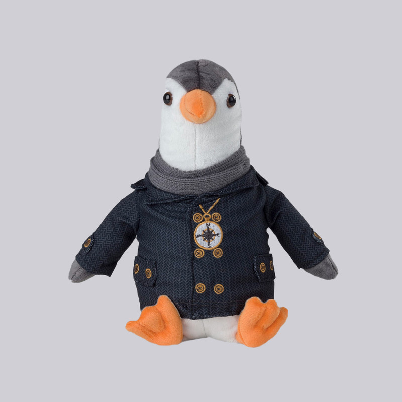 عروسک طرح پنگوئن مدل British Gas Wilbur Penguin کد SZ11/913 ارتفاع 26 سانتی‌متر