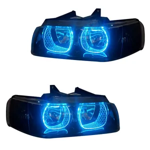 چراغ جلو خودرو گروه پژوهش صنعت مدرن مدل 3D-U-B-Ice مناسب برای سمند بسته دو عددی