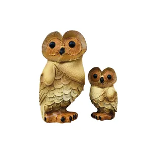 مجسمه  طرح جغد مدل 328 مجموعه دو عددی