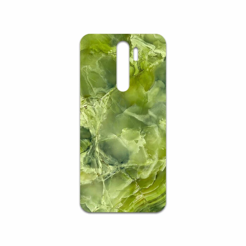 برچسب پوششی ماهوت مدل Green Crystal Marble مناسب برای گوشی موبایل شیائومی Redmi Note 8 Pro