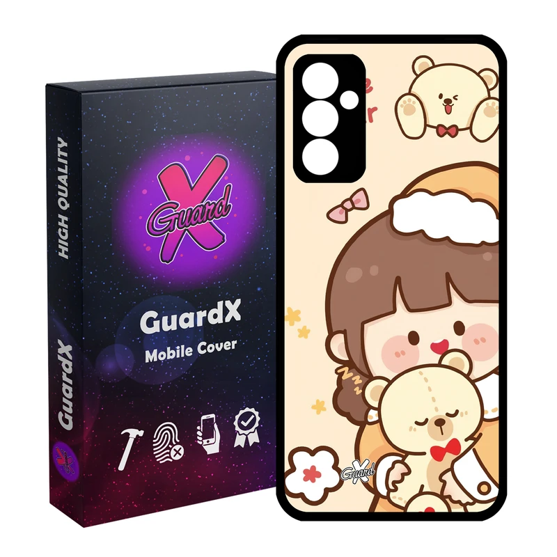 کاور گارد ایکس طرح Girl مدل Glass10524 مناسب برای گوشی موبایل سامسونگ Galaxy A54 / A54 5G