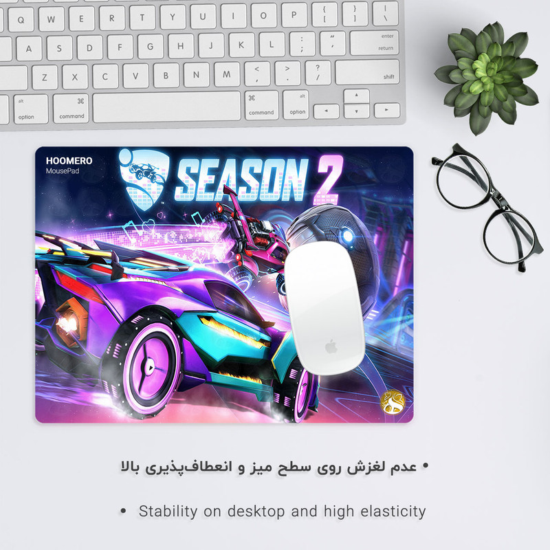 ماوس پد هومرو طرح بازی Rocket League مدل A2273 2