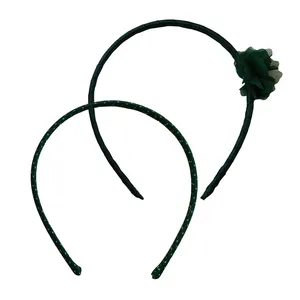 تل مو دخترانه مدل گلدار بسته 2 عددی