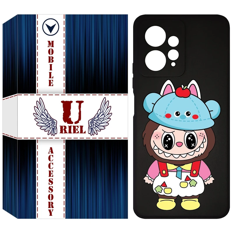 کاور یوریل مدل KSH کد 123 طرح عروسک لبوبو مناسب برای گوشی موبایل شیائومی Redmi Note 12 4G