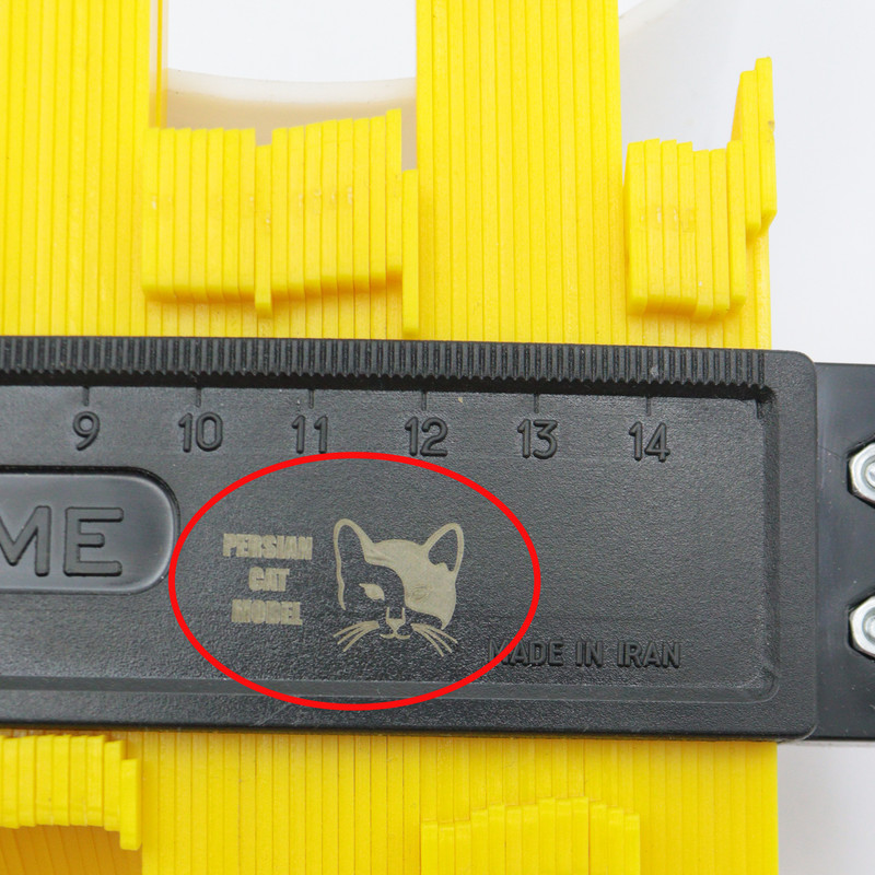 شابلون ساز سوزنی مدل پرشین کت کد YP-DFM-15CM