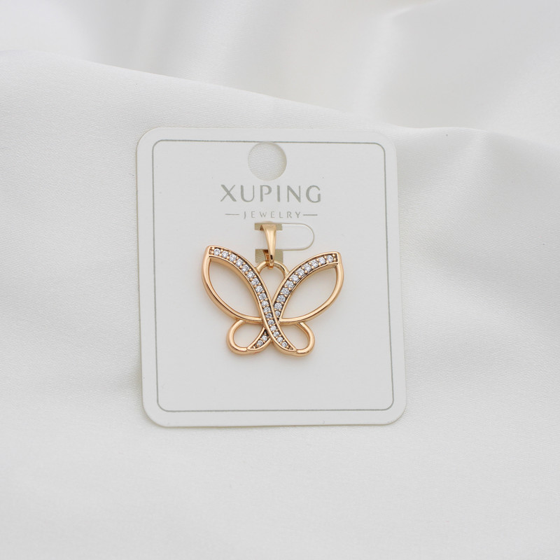 آویز گردنبند زنانه ژوپینگ مدل پروانه کد TP-322