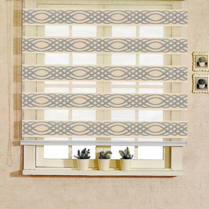 پرده زبرا زیو کد 4071 سایز 150 × 135 سانتی‌ متر