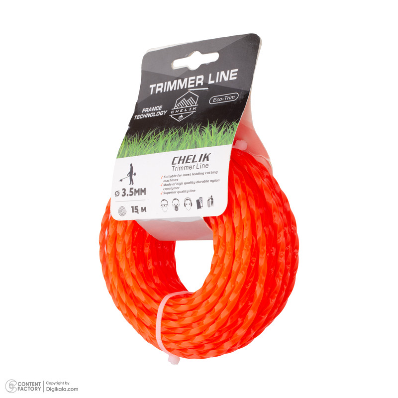 نخ علف تراش تریمر لاین مدل گرد کد 3.5mm-15m-T