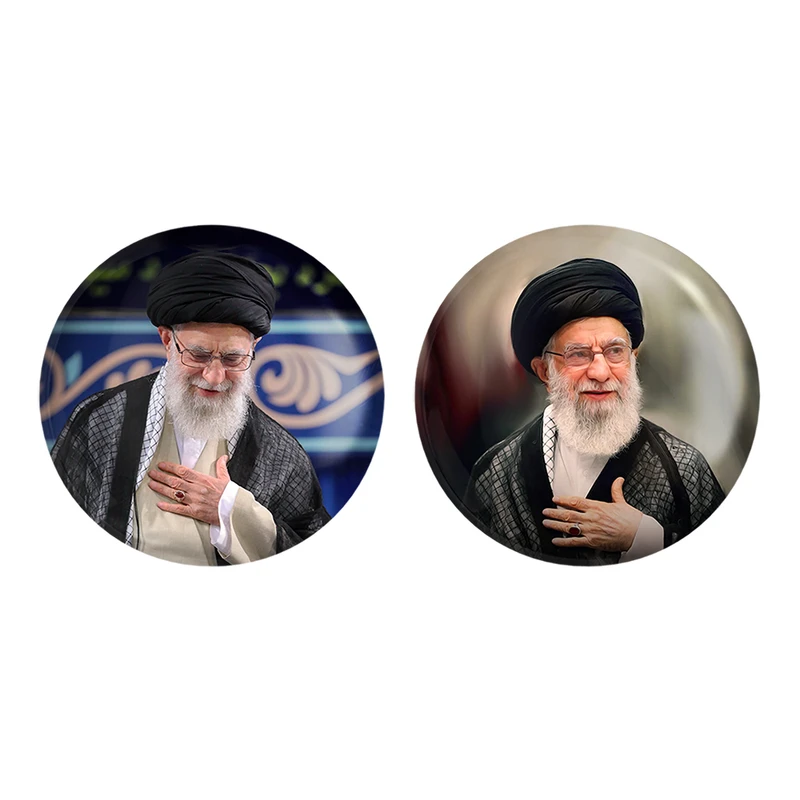 مگنت خندالو طرح تصویر رهبر کد 1262112623 مجموعه 2 عددی