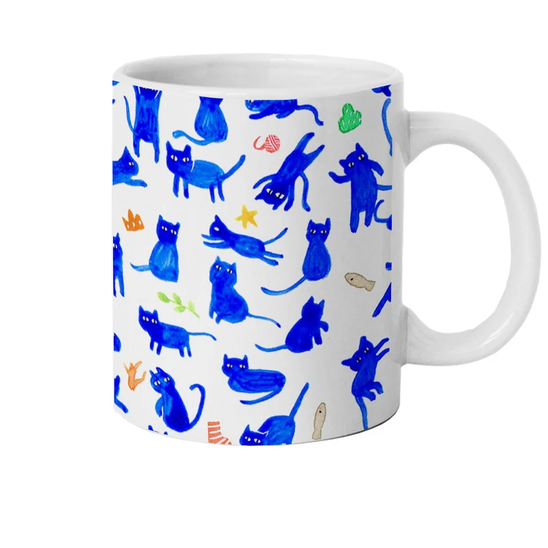 ماگ هومرو طرح گربه فانتزی مدل M1460