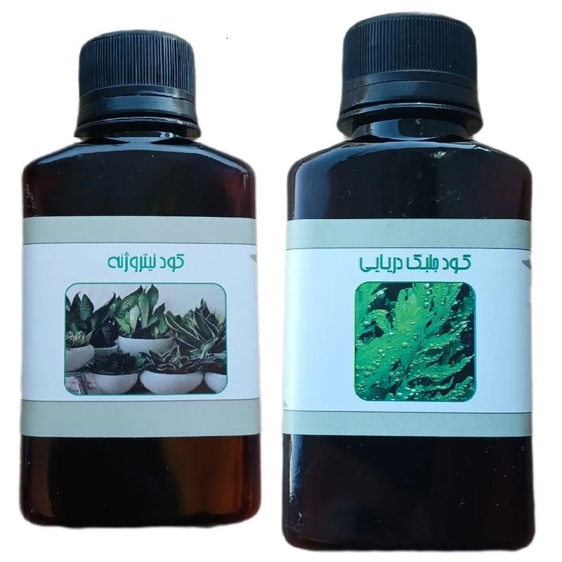 کود مایع نیتروژنه و جلبک دریایی مدل life - D حجم 110 میلی لیتر بسته 2 عددی