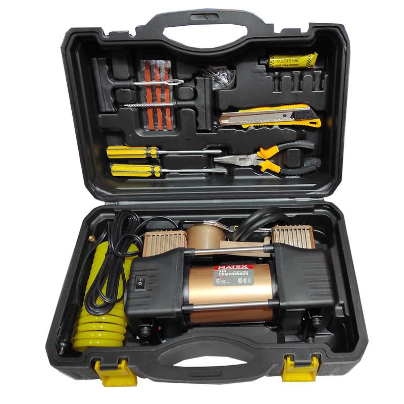 کمپرسور باد ماتکس مدل  دو پیستون کد SMT-MATEX-MTX2150-150PSIAIR COMPERSSOR مجموعه 15 عددی