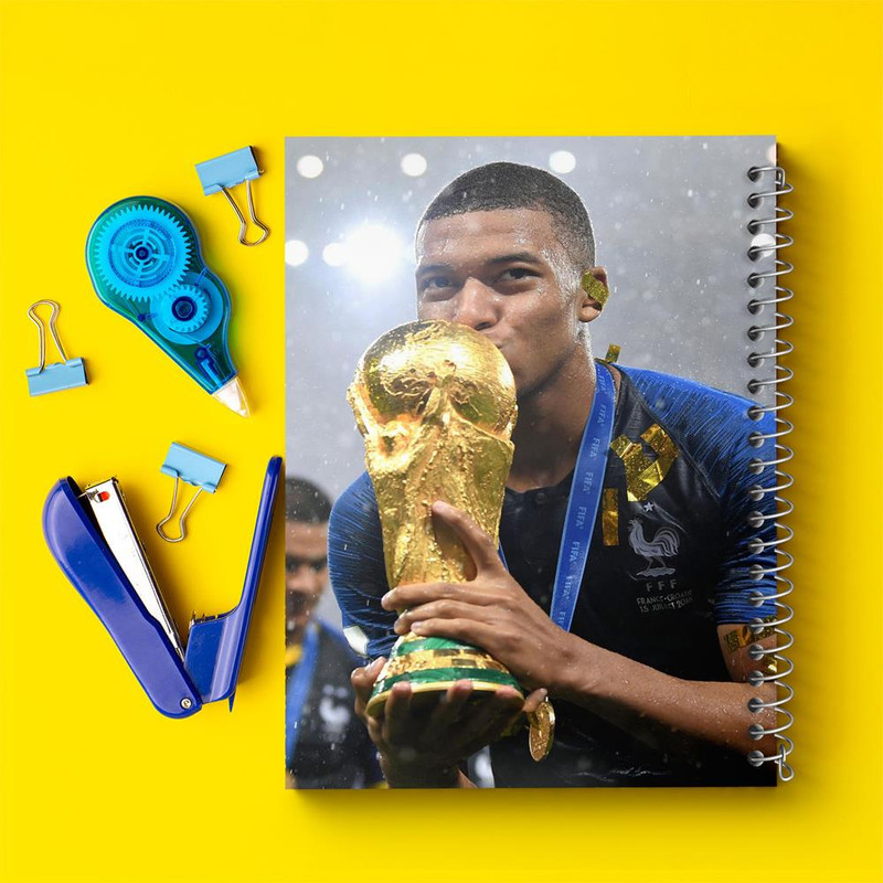 دفتر مشق 100 برگ خندالو طرح امباپه کد 27601