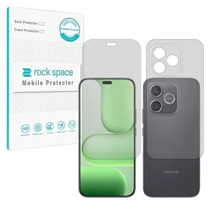 Rock space Hydrogel model Transparent Screen Protector for Honor 600 Lite mobile phone along with the back protector