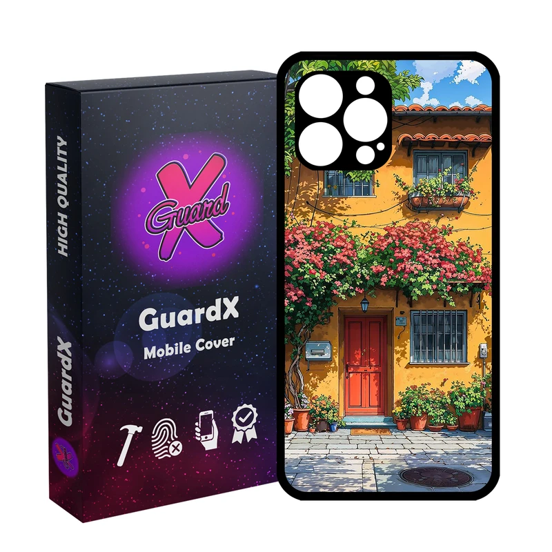 کاور گارد ایکس طرح ساختمان مدل Glass10747 مناسب برای گوشی موبایل اپل iPhone 12 Pro