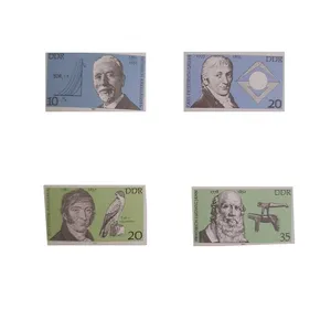 تمبر یادگاری مدل مشاهیر DDR مجموعه 4 عددی