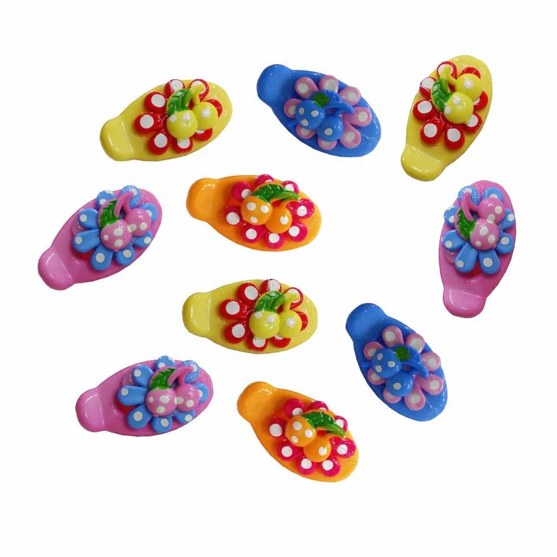 گیره مو دخترانه مدل گیلاس مجموعه 10 عددی