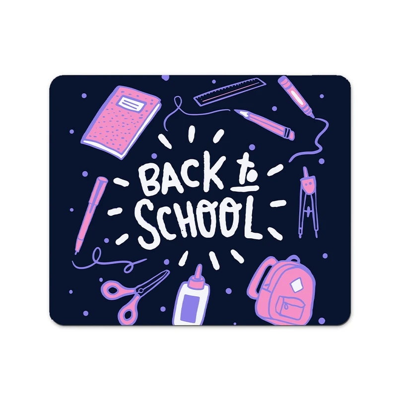 ماوس پد پاد آفرین مدل بازگشت به مدرسه ماه مهر دانش آموز کلاس درس کد P572 سایز 19*24 سانتی متر