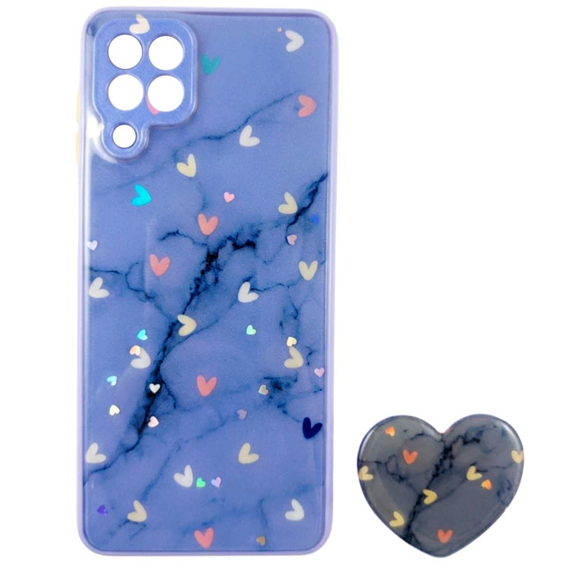 کاور مدل دخترانه طرح اکلیلی فانتزی 002 مناسب برای گوشی موبایل سامسونگ GALAXY A22 4G به همراه پاپ سوکت